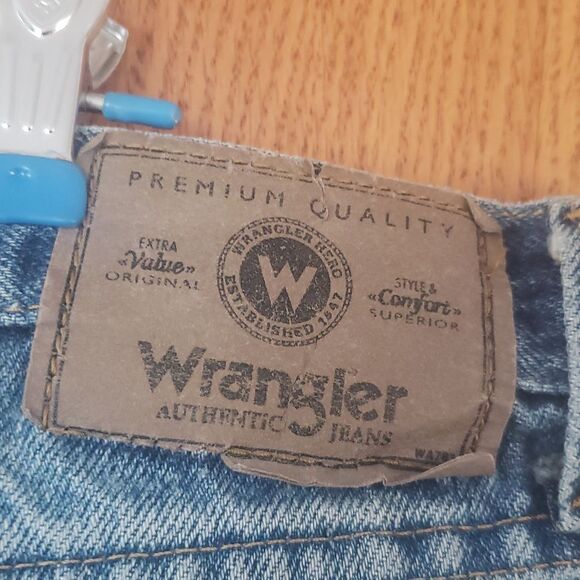 Vintage Wrangler Jeans Sz 38" x 31.5" - Picture 7 of 7